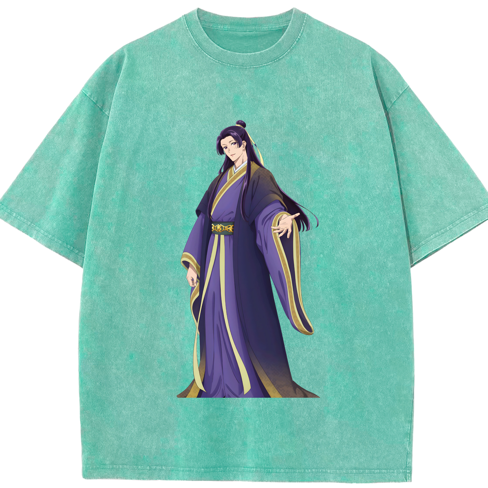（画像用） 薬屋のひとりごと The Apothecary Diaries 綿100% ヴィンテージ風 半袖Tシャツ（フロントプリント）